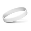 Embossed Silicone Bands White